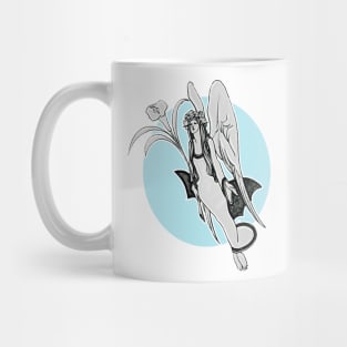 Angel in art nouveau style Mug